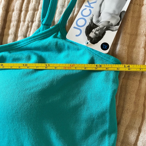 Jockey Duet Cami Microfiber Seamfree Modern Fit Aqua Womens Size XL NWT - Picture 9 of 10
